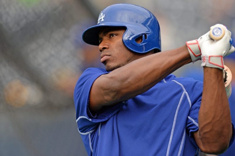 Dodgers Place Puig & Peralta On Dl; Call Up Baker & Frias