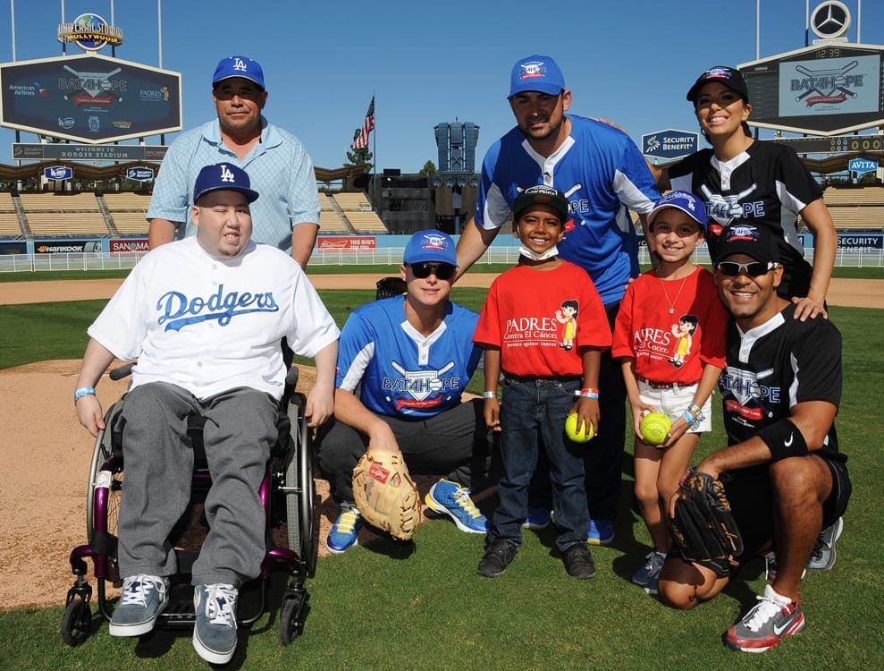 Dodgers Photos: Adrian Gonzalez Hosts Bat 4 HOPE Celebrity Softball Game