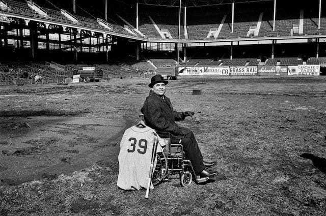 Dodgers Photo: Roy Campanella Makes Final Visit To Ebbets Field