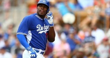 Dodgers Video: Yasiel Puig Hits First Home Run Of Spring Training, Makes Diving Catch