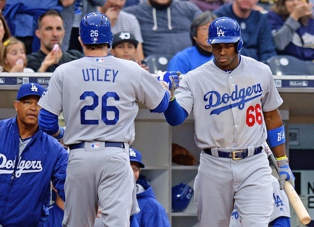 Dodgers News: Yasiel Puig, Justin Turner, Chase Utley Among Those