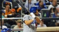 Dodgers Video: Clayton Kershaw Hits Neck With Bat On Follow-through Swing