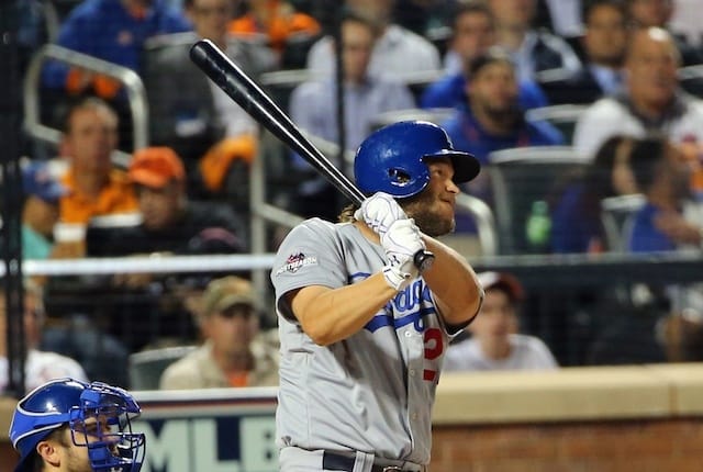 Dodgers Video: Clayton Kershaw Hits Neck With Bat On Follow-through Swing