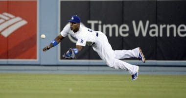 Dodgers Video: Yasiel Puig Opens Game With Diving Catch