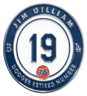 Jim Gilliam retired pins