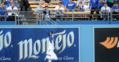Dodgers Video: Trayce Thompson Robs Manny Machado Of Extra-base Hit And Rbi