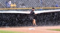 Dodgers-rockies Game At Coors Field Postponed Due To Rain; Doubleheader Scheduled For Aug. 31
