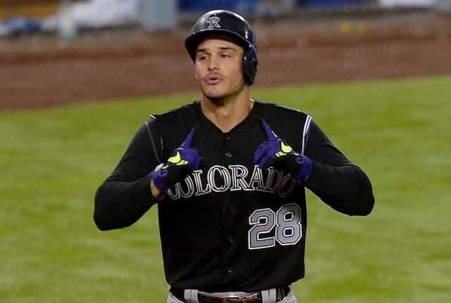 Dodgers News: Vin Scully Signed Nolan Arenado’s 40th-home Run Bat
