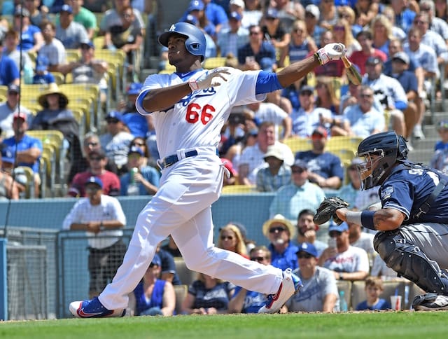 Dodgers Video: Yasiel Puig Hits First Home Run Since Being Recalled