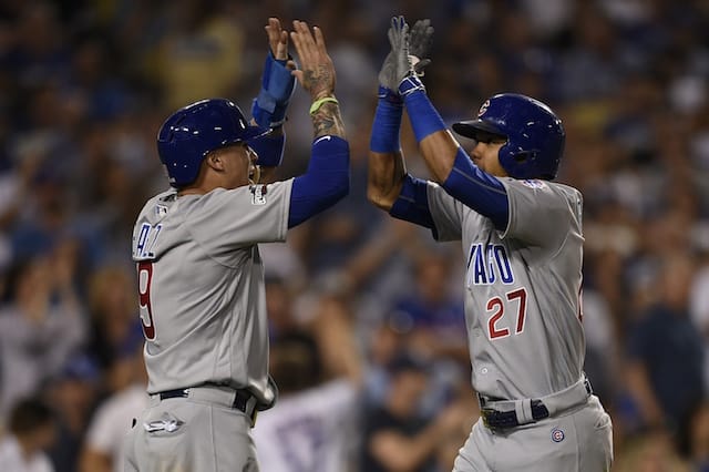 Nlcs Game 5: Javier Baez, Addison Russell Lead Cubs To Put Dodgers On Brink Of Elimination