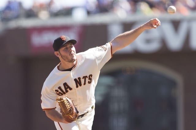 Giants rookie pitcher outduels Clayton Kershaw to clinch wild card tie