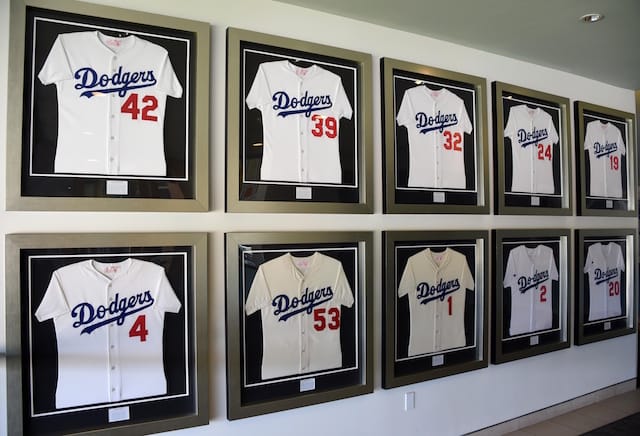 The Dodgers 'unofficial' retired number