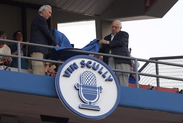 Vin Scully Humbled By Induction Into Dodgers Ring Of Honor