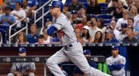 Los Angeles Dodgers first baseman Cody Bellinger hits for the cycle