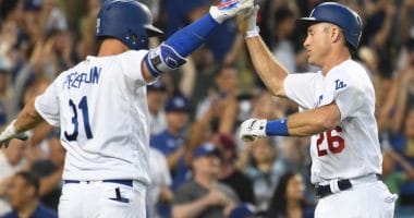 Kyle Farmer Delivers Walk-off, 2-run Double In Mlb Debut; Dodgers Sweep The Giants