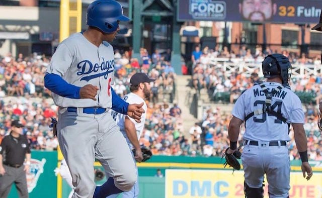 Curtis Granderson Cherishes Wearing Dodgers Uniform With High Socks As Homage To Jackie Robinson