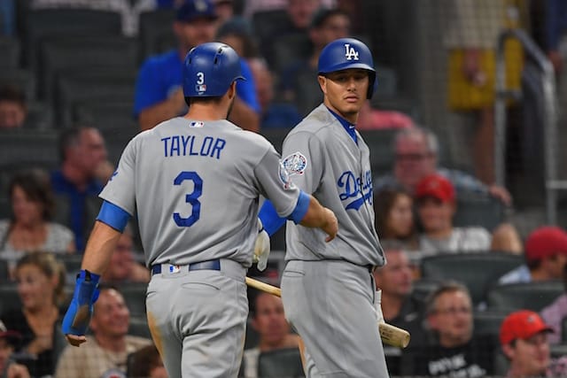 Chris Taylor, Manny Machado, Los Angeles Dodgers