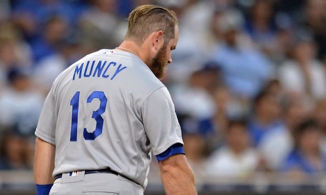 Los Angeles Dodgers infielder Max Muncy