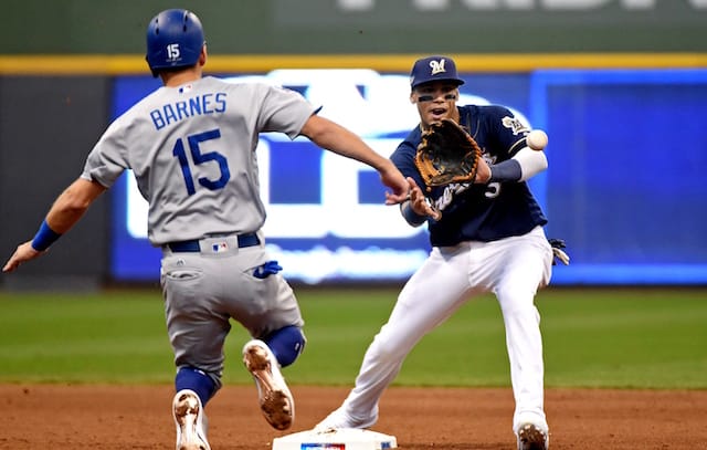 Austin Barnes, 2018 NLCS, Brewers, Dodgers
