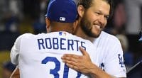 Clayton Kershaw, Dave Roberts, Dodgers win, 2018 NLDS