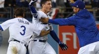 Cody Bellinger, Matt Kemp, Chris Taylor, Dodgers walk-off, 2018 NLCS