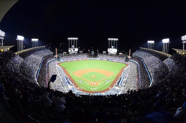 Dodger Stadium view, 2018 NLDS