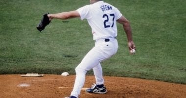 Former Los Angeles Dodgers starting pitcher Kevin Brown