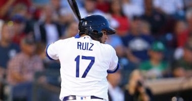 Los Angeles Dodgers catching prospect Keibert Ruiz