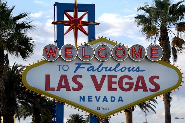 Las Vegas sign, 2018 Winter Meetings