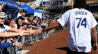 Kenley Jansen at 2019 Los Angeles Dodgers FanFest at Dodger Stadium