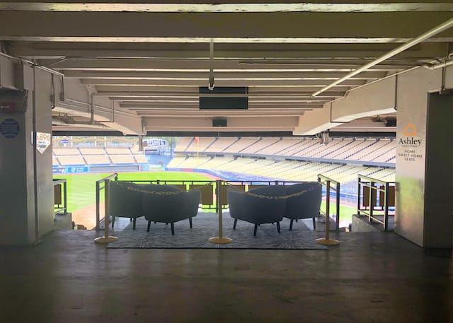 Dodger Stadium Seat Mounting Stands and Memorabilia