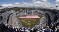 Dodger Stadium view, 2019 Opening Day, Dodgers