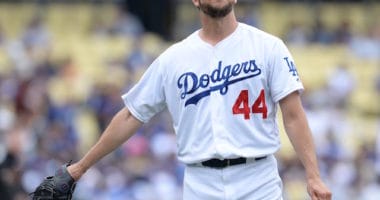 Los Angeles Dodgers starting pitcher Rich Hill