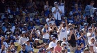 Dodgers fans, standing ovation