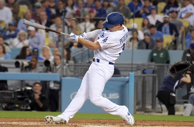 Pederson displays big-league swing for the Dodgers – Orange County