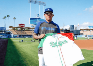 2022 Mexican Heritage night Dodgers Jersey Grey