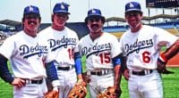 Los Angeles Dodgers legendary infield of Ron Cey, Bill Rusell, Davey Lopes, Stevey Garvey