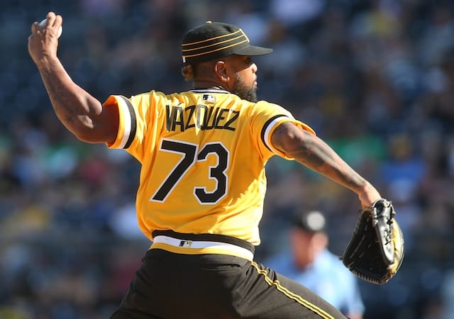 Pittsburgh Pirates relief pitcher Felipe Vazquez
