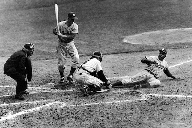 September 28, 1955: Jackie Robinson steals home for Dodgers in Game 1 of  World Series – Society for American Baseball Research