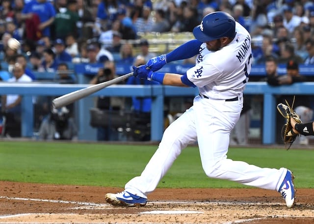 Dodgers News: X-Rays Negative, But Max Muncy To Be Monitored After Foul  Ball Off Ankle Caused Contusion & Early Exit