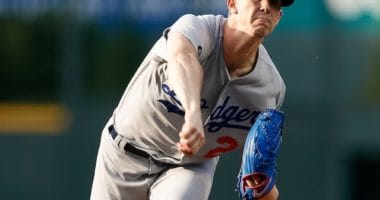 Los Angeles Dodgers starting pitcher Walker Buehler against the Colorado Rockies at Coors Field