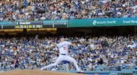 Los Angeles Dodgers starting pitcher Walker Buehler against the Chicago Cubs