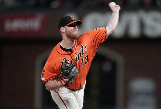 San Francisco Giants relief pitcher Will Smith