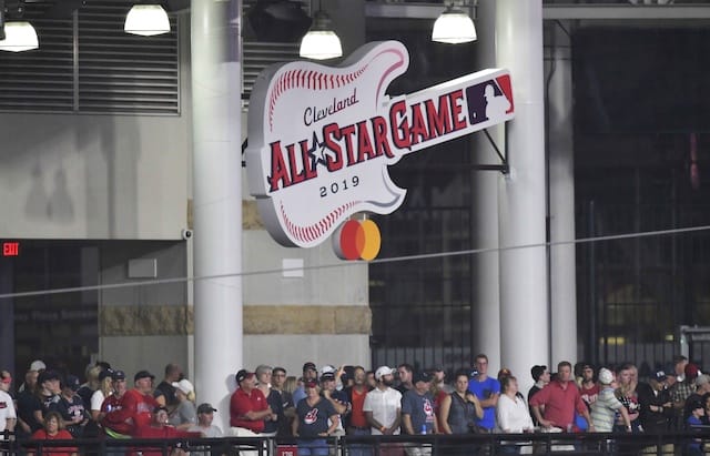 2019 MLB All-Star Game logo at Progressive Field