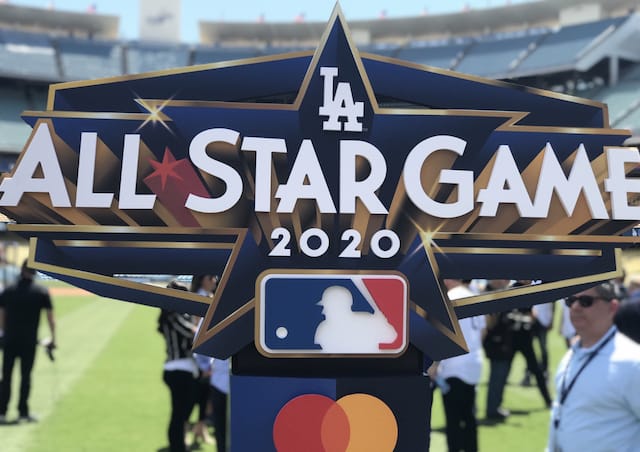 Los Angeles Dodgers unveiled the 2020 MLB All-Star Game logo at Dodger Stadium