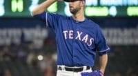 Texas Rangers relief pitcher Chris Martin