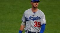Los Angeles Dodgers right fielder Cody Bellinger during the 2019 MLB All-Star Game at Progressive Field