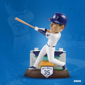 Los Angeles Dodgers right fielder Cody Bellinger thematic bobblehead