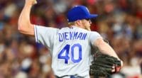 Kansas City Royals relief pitcher Jake Diekman