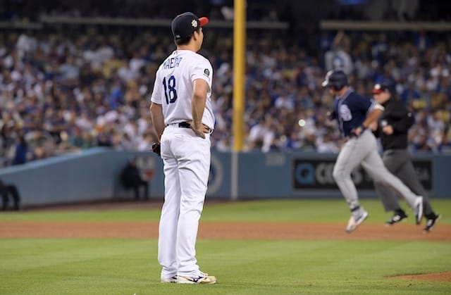 Dodgers News: Kenta Maeda ‘Misplaced’ 2 Home Run Pitches In Loss To Padres